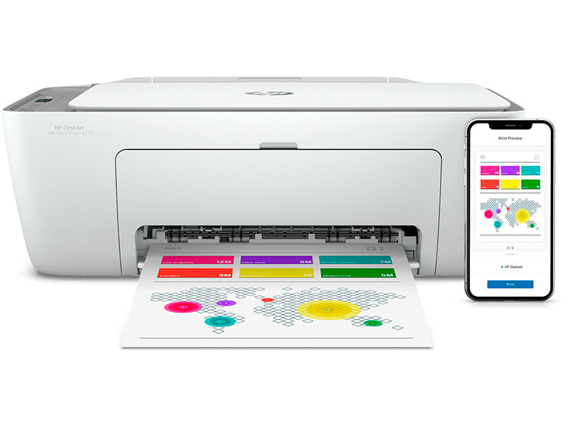 Impresora HP Deskjet Ink Advantage 2775 All in one
