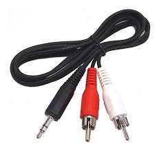 Cable Audio - RCA a Plug 3.5 Largo 1.8m