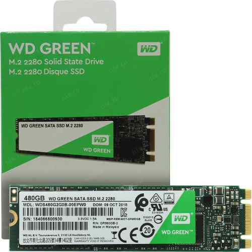 Disco Solido WD GREEN SSD M.2 480GB